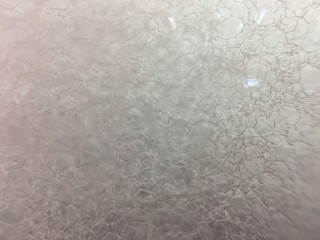Air bubble Bubbles caused by detergent, basin, sink