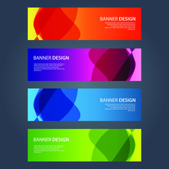 Vector Abstract design banner web template