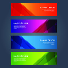 Vector Abstract design banner web template