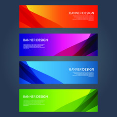 Vector Abstract design banner web template