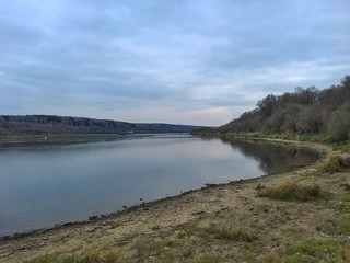 River landscape in Russia