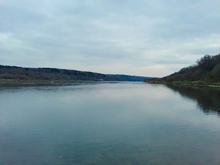 River landscape in Russia