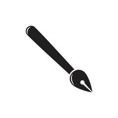 simple ink pen symbol vector
