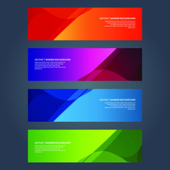 Vector Abstract design banner web template