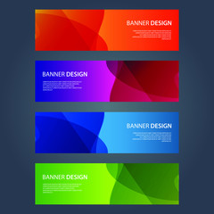 Vector Abstract design banner web template