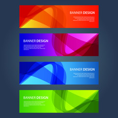 Vector Abstract design banner web template