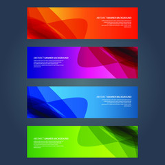 Vector Abstract design banner web template