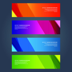 Vector Abstract design banner web template