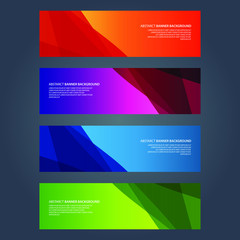 Fototapeta premium Vector Abstract design banner web template
