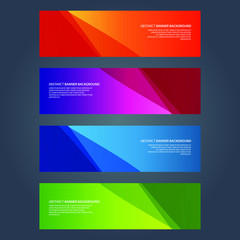 Vector Abstract design banner web template