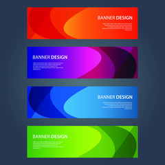 Vector Abstract design banner web template