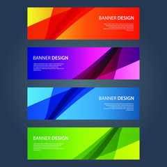 Vector Abstract design banner web template