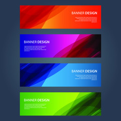 Vector Abstract design banner web template