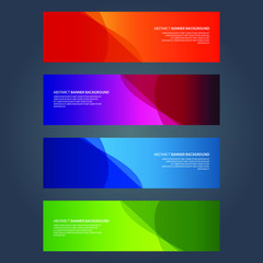 Fototapeta premium Vector Abstract design banner web template