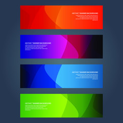 Fototapeta premium Vector Abstract design banner web template