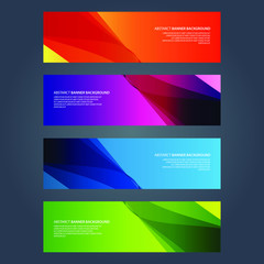 Fototapeta premium Vector Abstract design banner web template