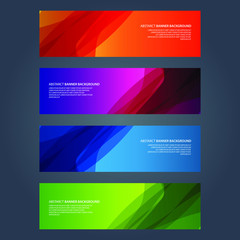 Vector Abstract design banner web template