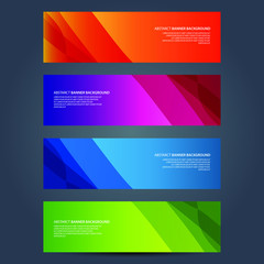 Vector Abstract design banner web template