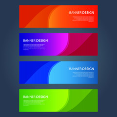 Vector Abstract design banner web template