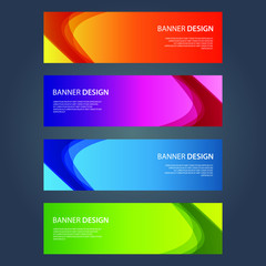 Vector Abstract design banner web template