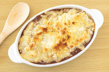 自宅で焼いた手作りミートソースドリア