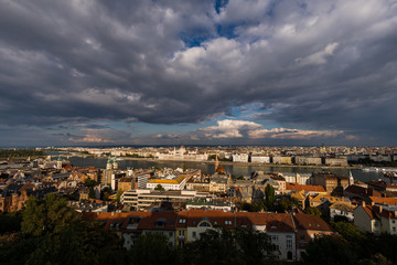 Fototapeta premium panoramic view of budapest