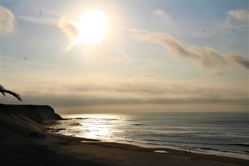atardecer en peru en el puerto malabrigo la libertad peru