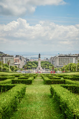 Eduardo VII park in Lisbon