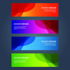 Vector Abstract design banner web template