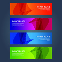 Vector Abstract design banner web template