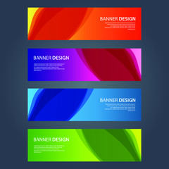 Vector Abstract design banner web template