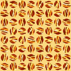 Abstract hand-drawn repeating shapes. Vector seamless pattern design.