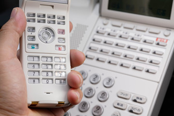 ビジネスフォン　受話器