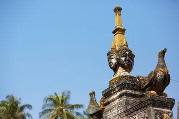 Fototapeta na wymiar Wat Bo Temple is a famous landmark in Siem Reap, Cambodia.