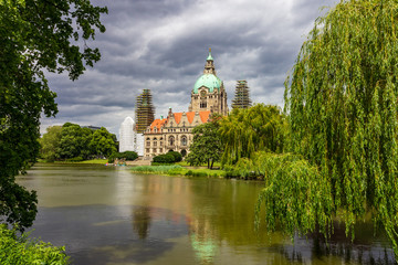 New Town Hall (Neues Rathaus) in Hannover, Germany