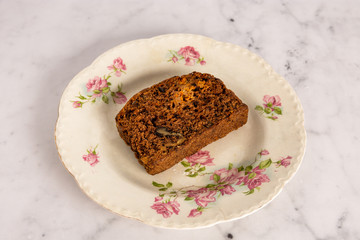 budin de chocolate y nueza