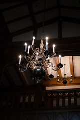 chandelier in a room