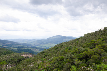 Naklejka premium Montanhas em Conceição de Ibitipoca MG