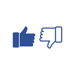 Thumbs up icon.Like for your website design
