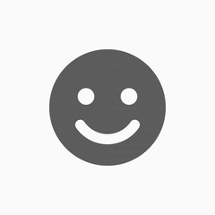 Smile face symbol for your graphic and website design