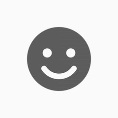 Smile face symbol for your graphic and website design