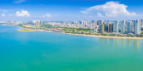 Coastal cityscape of Guangxi, China