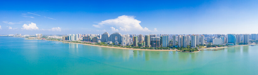 Coastal cityscape of Guangxi, China