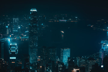 Hong Kong City at Night