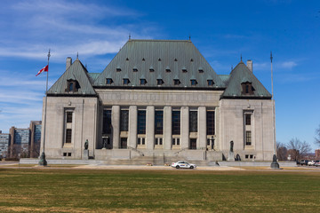 Fototapeta na wymiar Canada's Supreme Court of Canada building