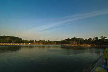 lake and sky