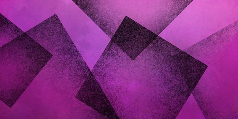 Abstract purple background with black geometric square shapes layered in random pattern, elegant dark purple and black wallpaper design that is modern and textured