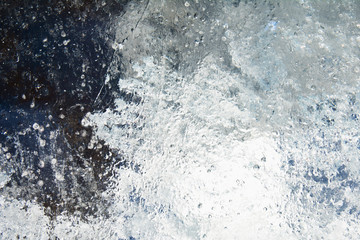 Abstract frozen water.Ice texture winter background