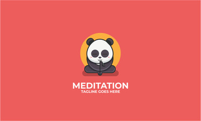 Panda logo design for your projects © wonderkidstudio