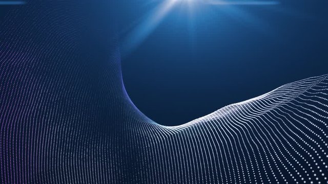 Abstract Particle Background
